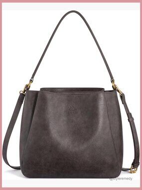 Hobo Bag with Three Large Compartments Waterproof Shoulder Handbag Purse for